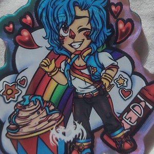 something&#39;s wrong. || sunny day jack acrylic charm
