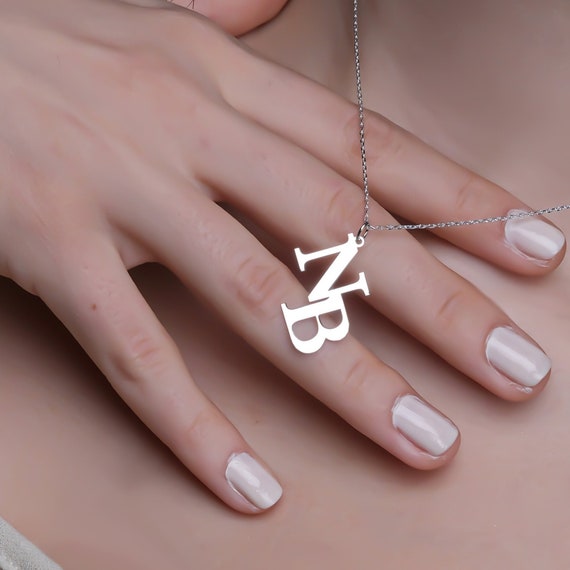 2023 New Girls Necklace for Women Pendant Sterlings Initial for Women  Letter Necklace and Necklace Necklaces Initial Silver Alphabet Letter  Necklaces