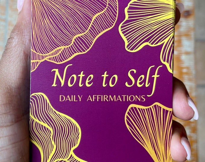 Affirmation Card Examples Note Card NOTE TO SELF Affirmation Cards - Etsy
