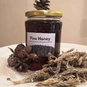 ORGANIC White Pine Tops, Healthy Package Pine Buds Dried Herbal Tea and Pine Honey