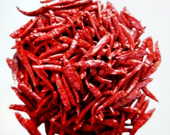 Pur Organic Jodhpuri Rajasthani Chilli Red Chilli Whole Indian and Pure Lal Mirch Sabut
