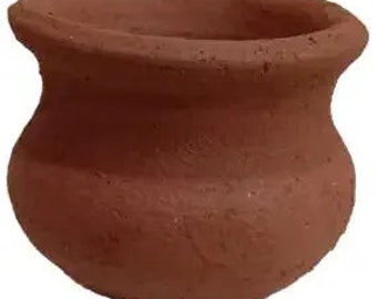 India Clay Tea Cup Set Brown Plain Handmade Indian Traditional Style Kullad/kulhad/kullar Cup for Tea/Coffee & Milk