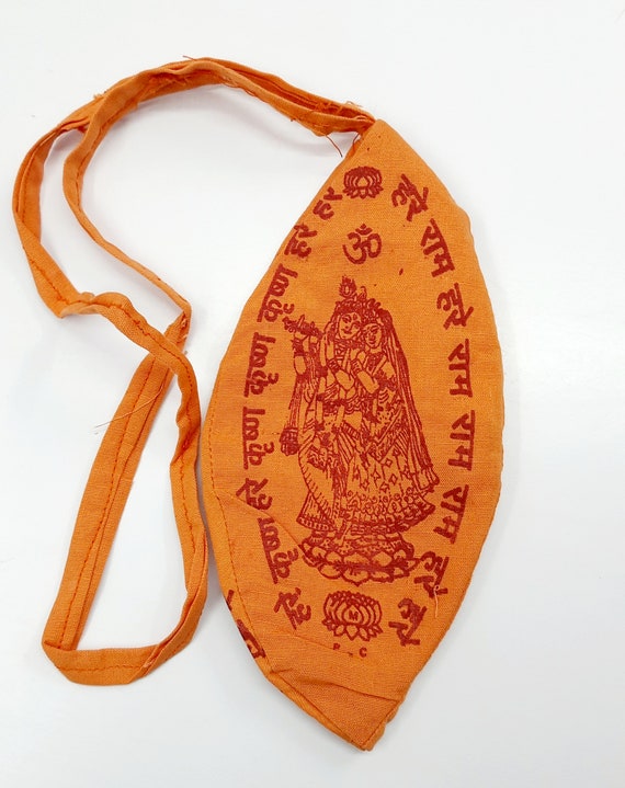 tulsi Japa Mala Original 108 Beads with Goumukhi Mantra jaap Bag Iskcon  Krishna | eBay