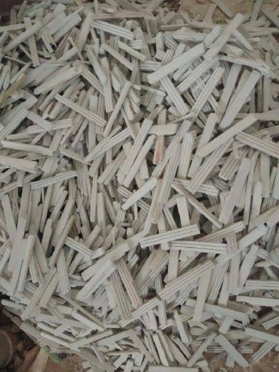 Slate Pencils 50-1000 Grams White Color Natural Found Stone THIN 4 to 5 Mm  Thickness 
