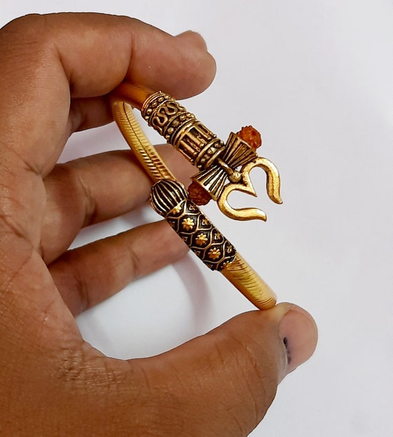 Shiva Braslet Brass Gold-plated Bracelet Set Price in India - Buy Shiva  Braslet Brass Gold-plated Bracelet Set Online at Best Prices in India |  Flipkart.com