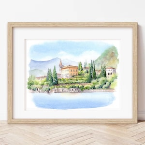 Lago di Como, Italia | Villa Cipressi, Varenna, lago, Como, wedding image, 18x24 cm