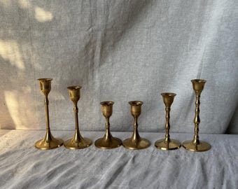 Candelieri vintage in ottone