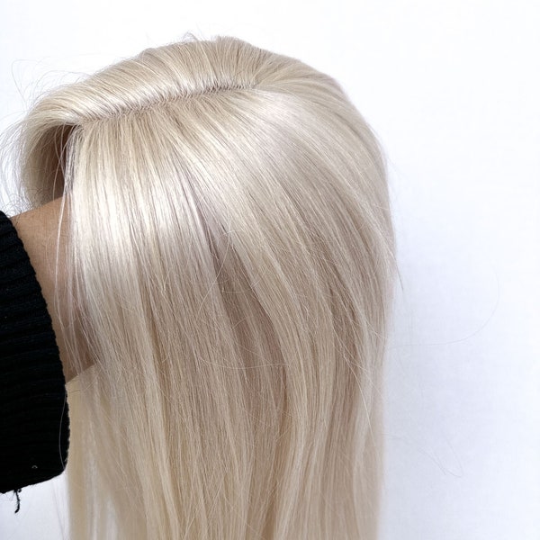 Blonde Haarspitze|Platinfarben Klarstes Blond | #60