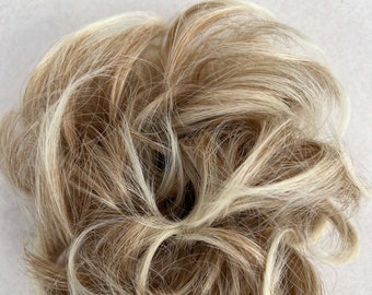 Messy Bun Hairpiece Light Brown Blonde Hair