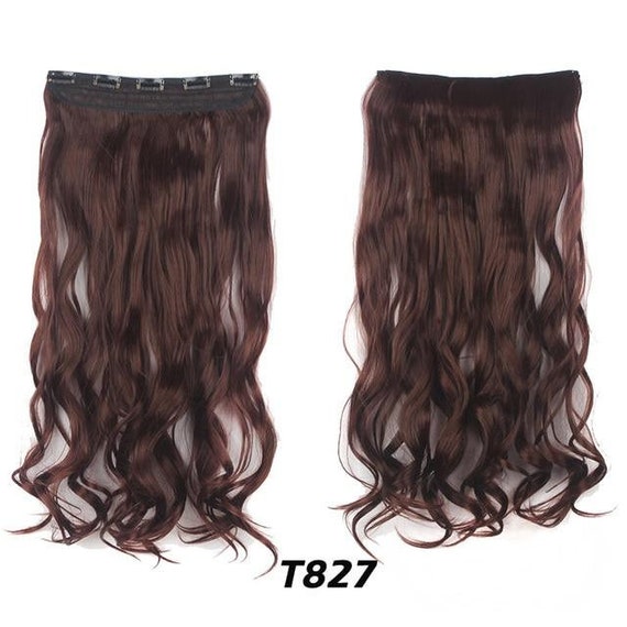 Clip in Hair Extensions Long Natural Wavy Hair Piece 30 - Etsy Clip in Hair Extensions Long Natural Wavy Hair Piece 30 - Etsy
