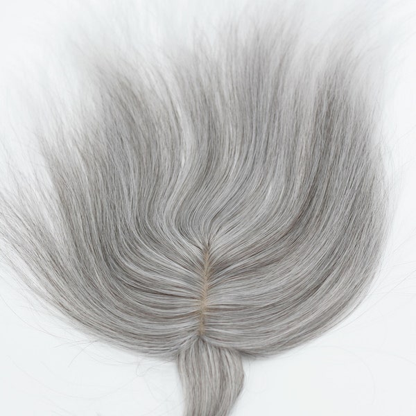 Human Hair Toppers Salt and Pepper Etsy Ireland