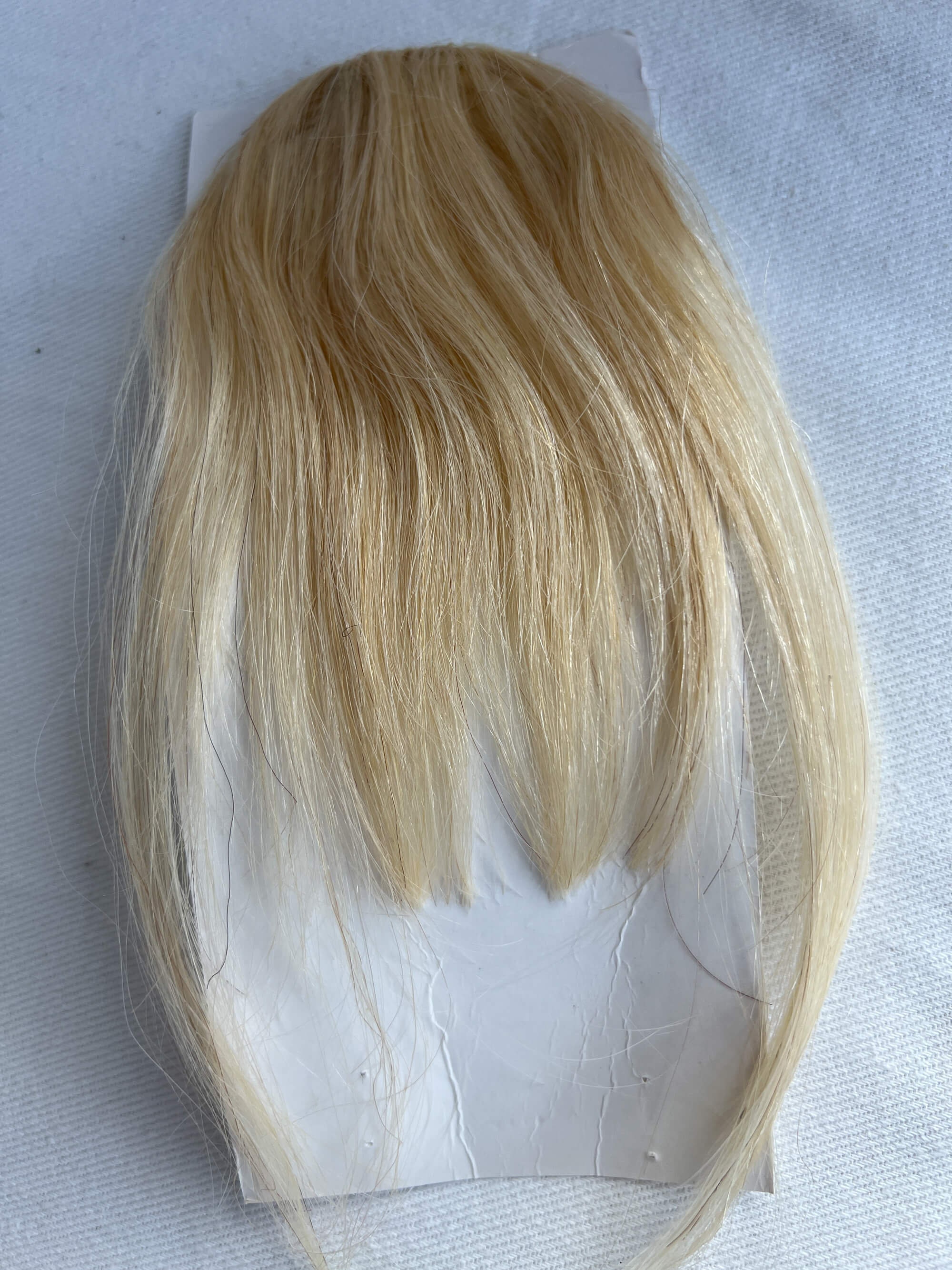 Clip in Bangs Blonde Real Human Hair Etsy