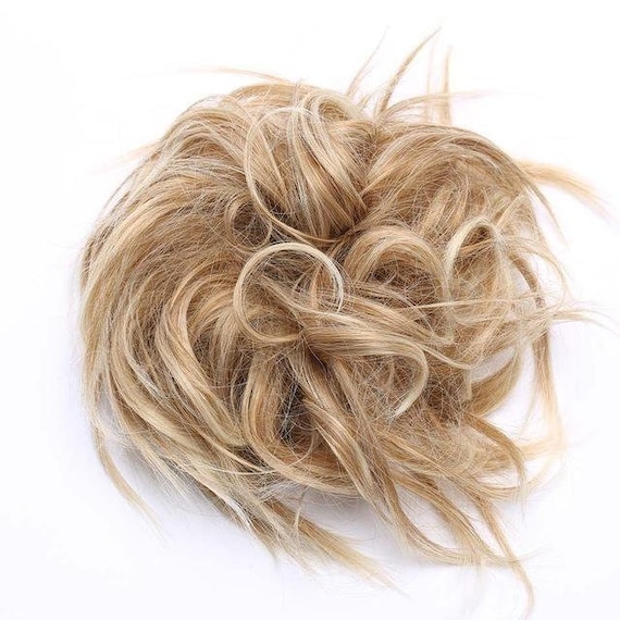 Blonde Hair Messy Bun Hair Piece Scrunchies Updo Extension - Etsy Blonde Hair Messy Bun Hair Piece Scrunchies Updo Extension - Etsy