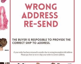 Postage fee for re-send: wrong|Old|Incomplete address