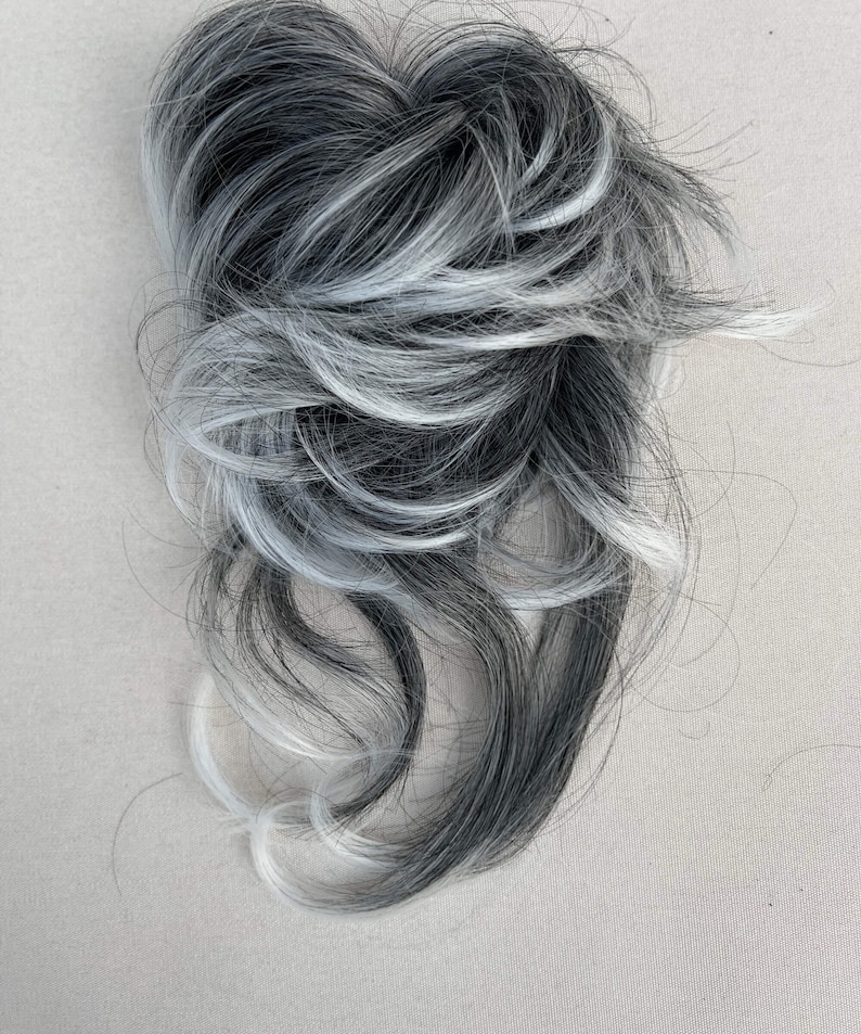 Messy Curly Hair Bun Scrunchie Messy Bun Scrunchie Hairpiece Etsy