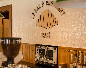 Custom 3D Bamboo Business Sign - Eco-Friendly Office Logo - Sustainable Wood Signage for Yoga Studio, Spa or Organic Cafe
