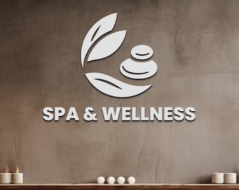 Your Beauty Salon or Spa Logo – 3D Wooden Wall Sign, Laser Cut & Hand Painted