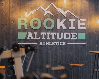 Custom 3D Wooden Gym Logo Sign - Personalized Yoga Studio Wall Decor - Fitness Center Signage & Boutique Studio Branding