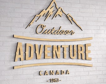 Your company bamboo 3D logo | Your business wall logo | Your custom 3D sign | Laser-cut 3D bamboo logo | Custom order