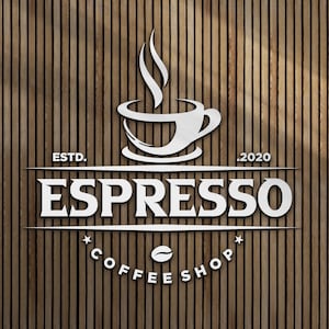 Il logo in legno della vostra azienda | Logo murale di qualsiasi marca | Ordine personalizzato | Logo murale per ufficio