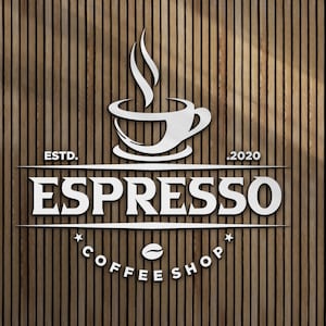 Il logo in legno della vostra azienda | Logo murale di qualsiasi marca | Ordine personalizzato | Logo murale per ufficio