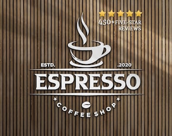 Your company wooden 3D logo | Your business wall logo | Custom Laser-cut sign