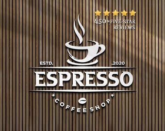Extra Thick Wooden Logo Sign | Your Business Wall Logo | Your Brand in 3D | Office Wall & Reception Sign