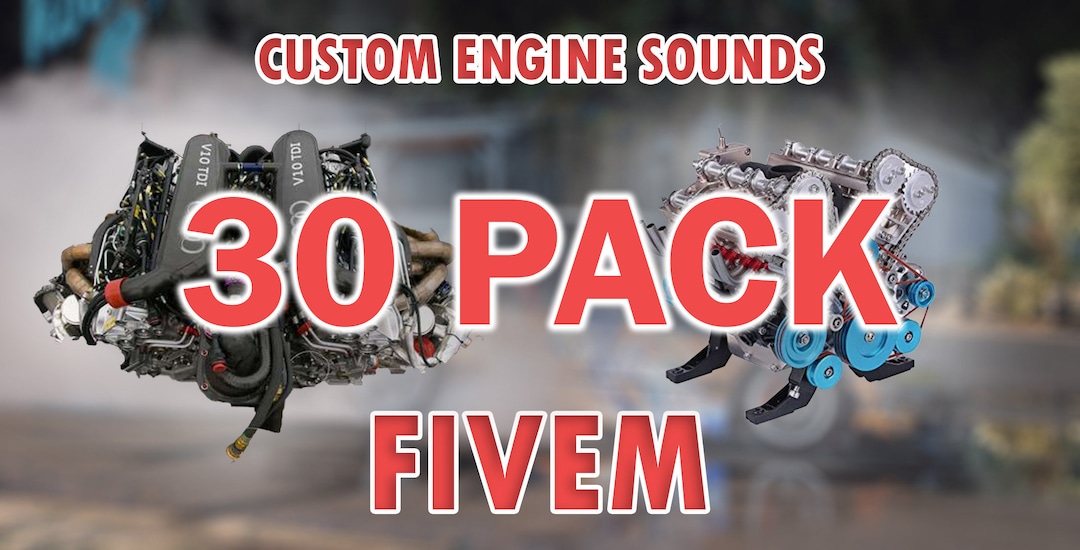 Fivem Custom Engine Sound Pack 30 Sounds - Etsy