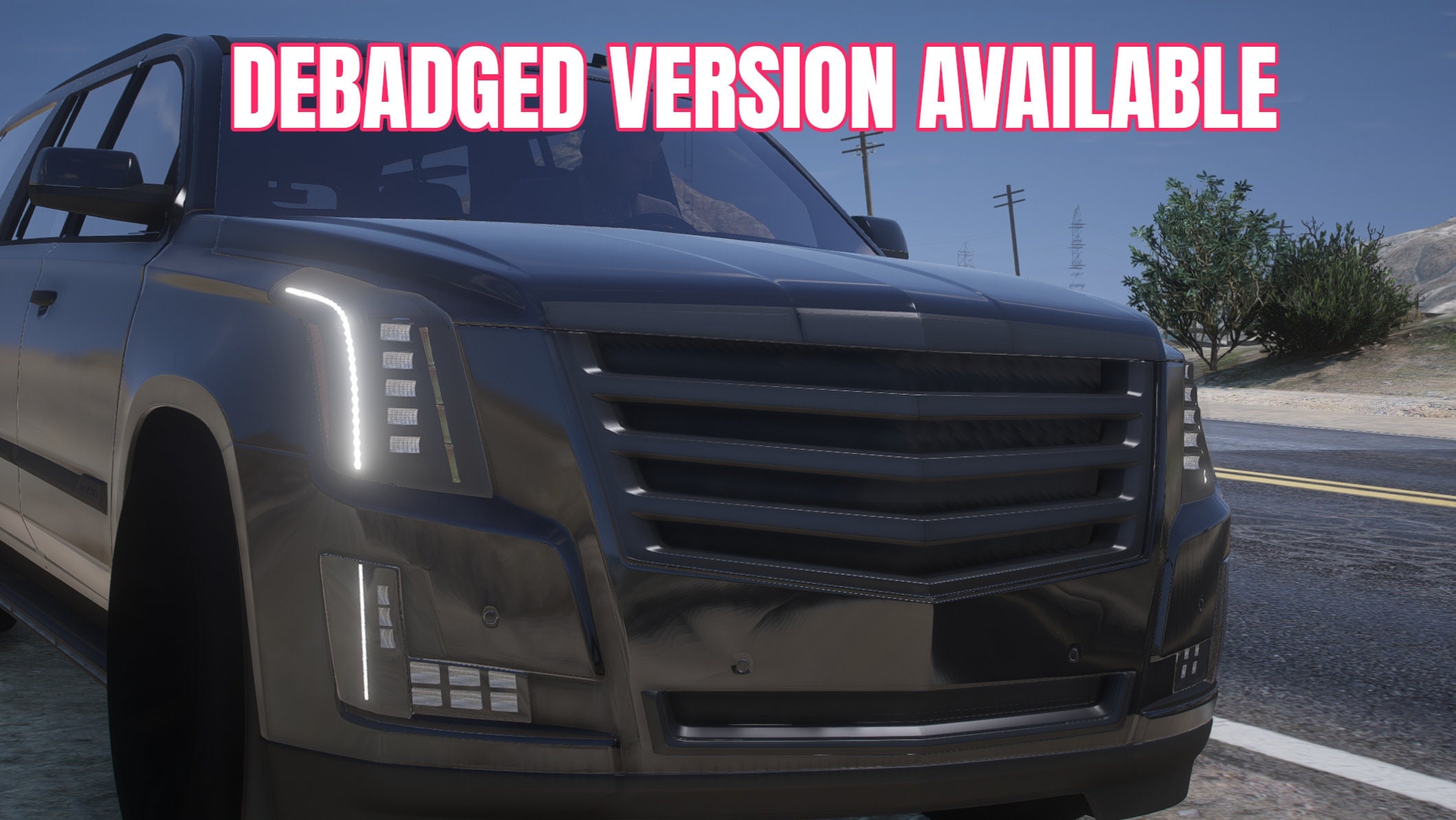 Fivem Cadillac Escalade Police Fivem Ready Realistic Handling Debadged
