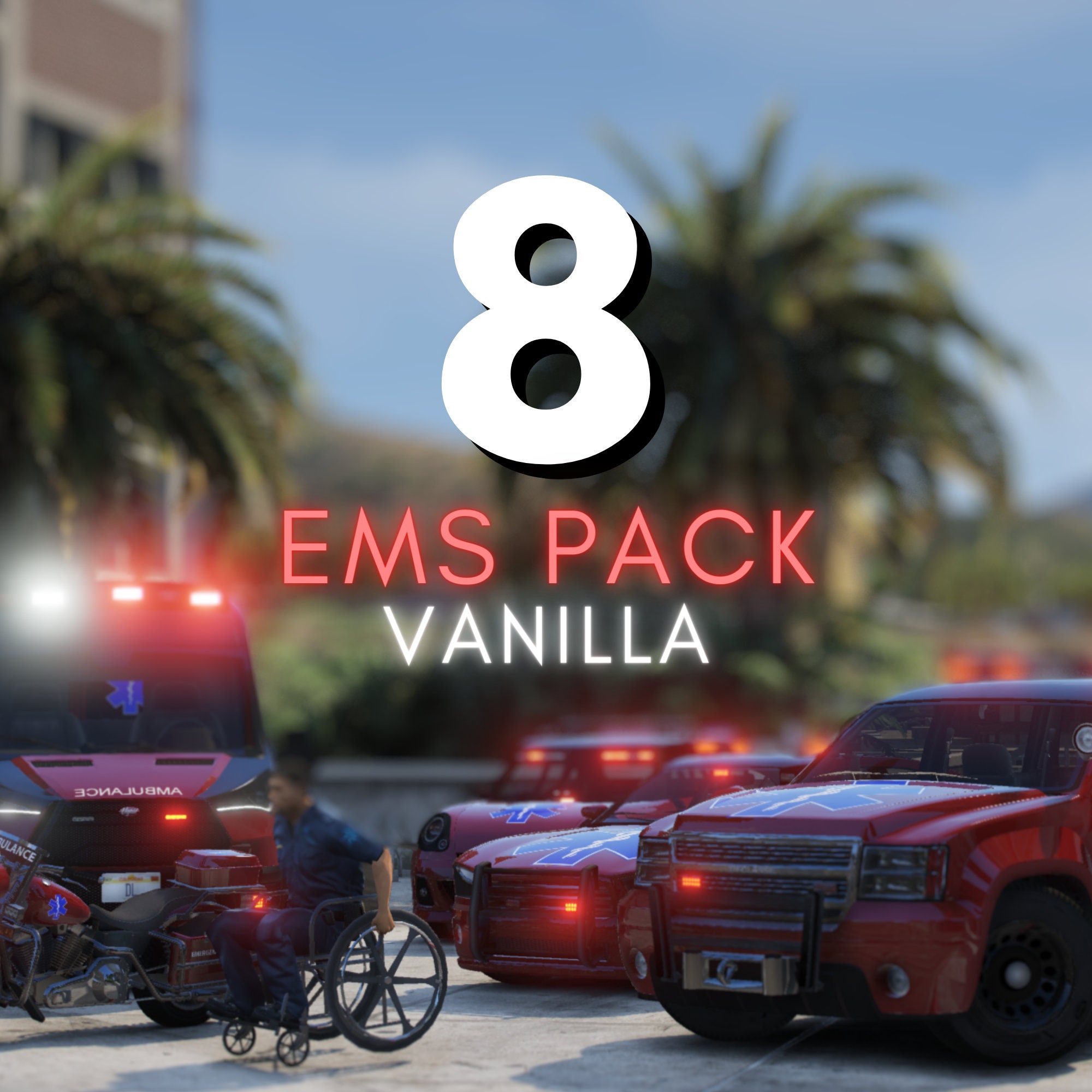 Fivem EMS Vanilla Pack 8 Vehicles Fivem Ready Lore Friendly Realistic ...