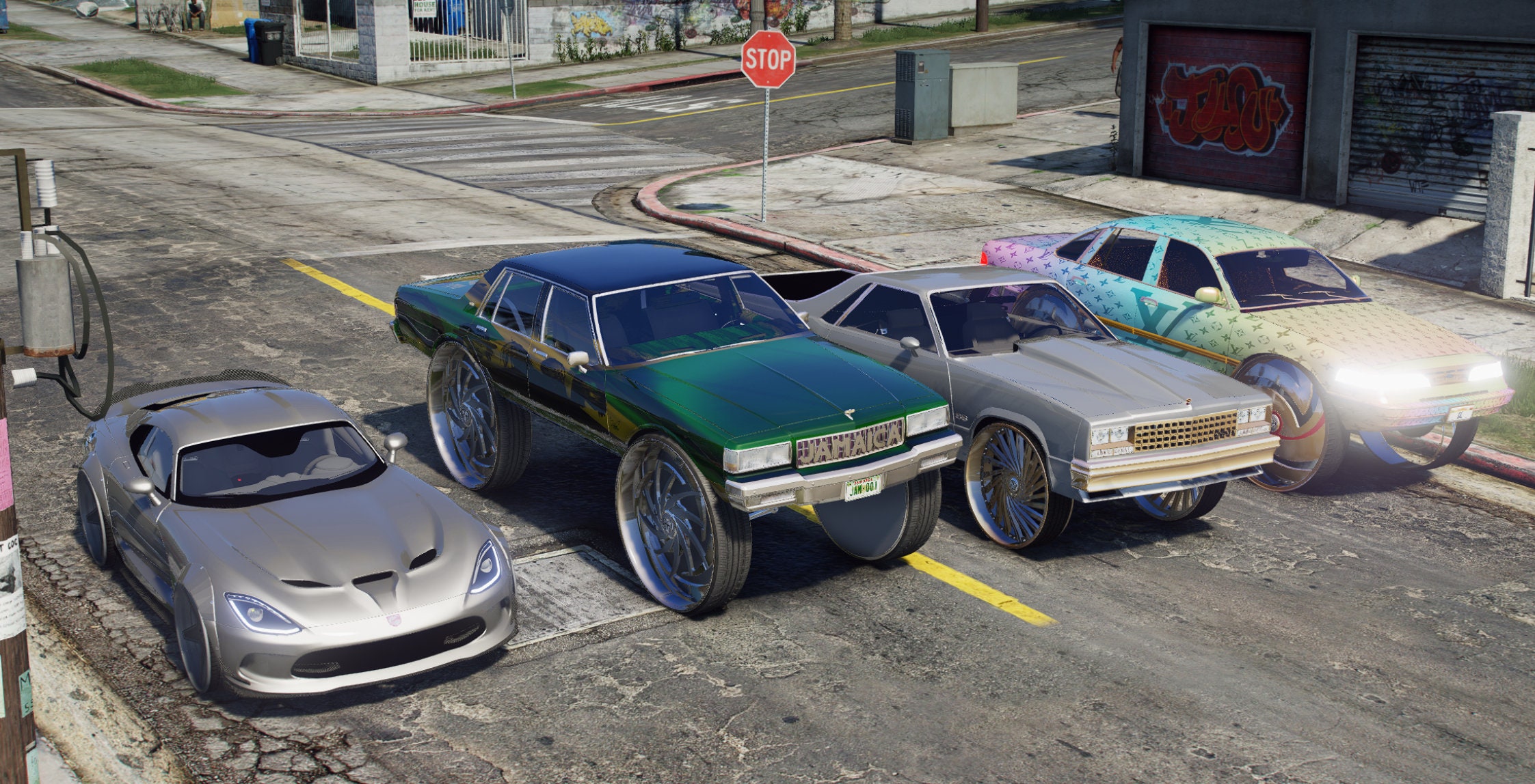 Fivem Donk Car Pack 30 CARS Fivem Ready Optimized Realistic Handlings