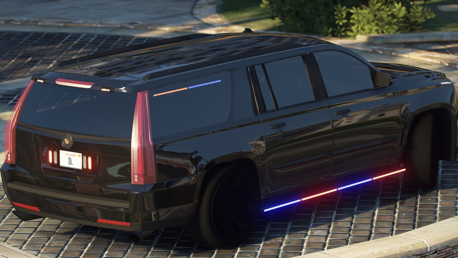 Fivem Cadillac Escalade Police Fivem Ready Realistic Handling Debadged
