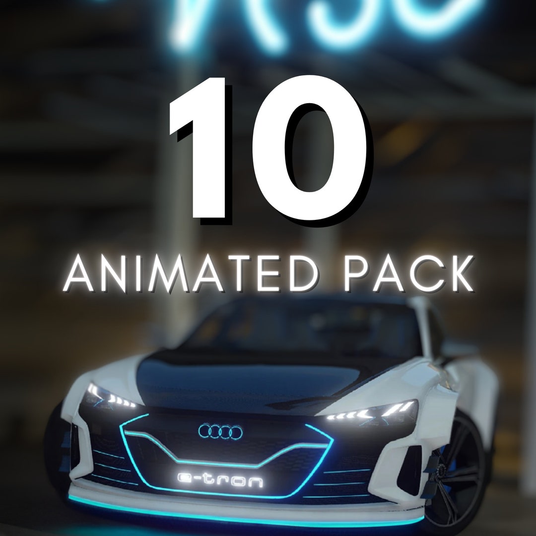 Fivem Animated Car Pack 10 Cars Fivem Ready Optimized High Quality Etsy