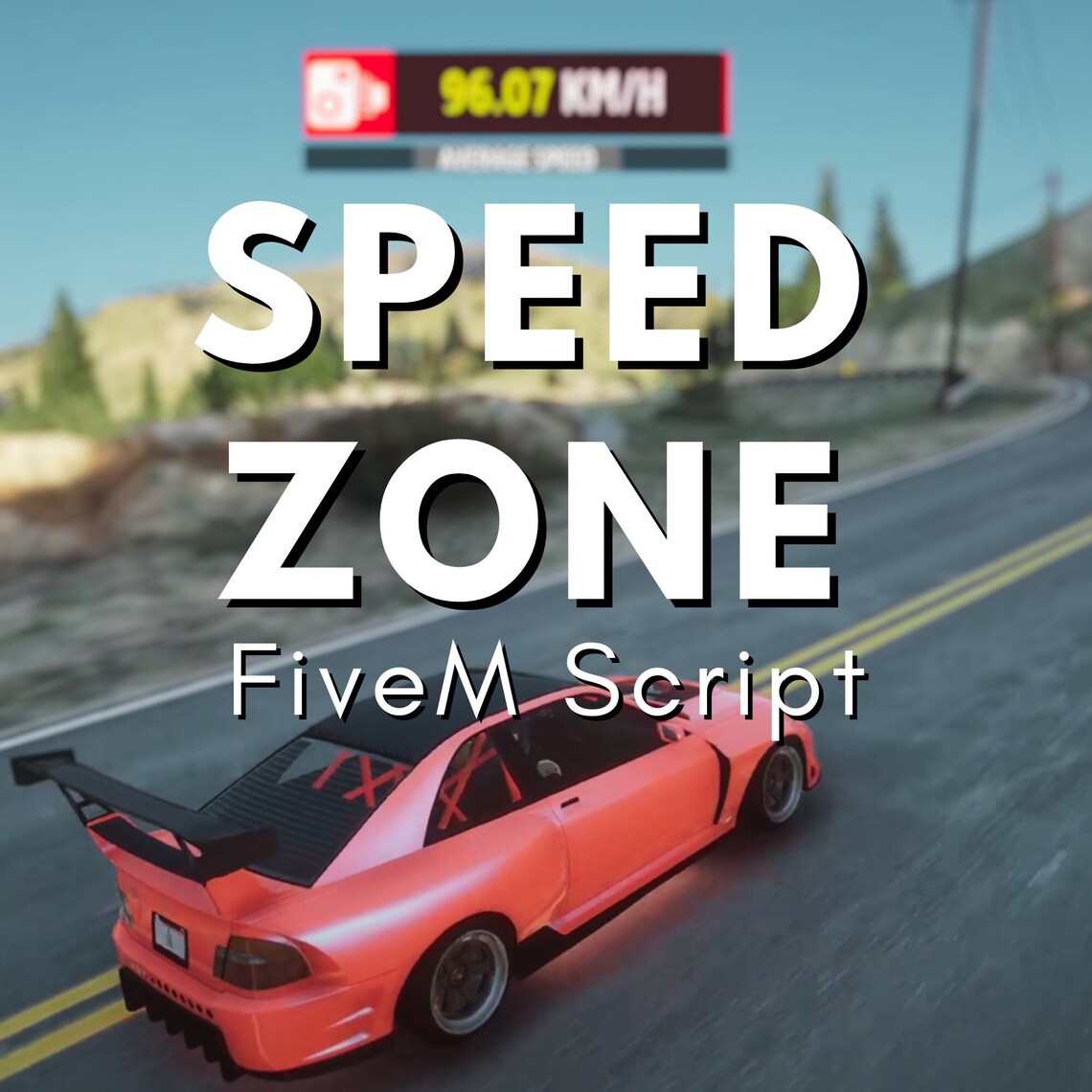 Script zone de vitesse fivem interface utilisateur personnalis e