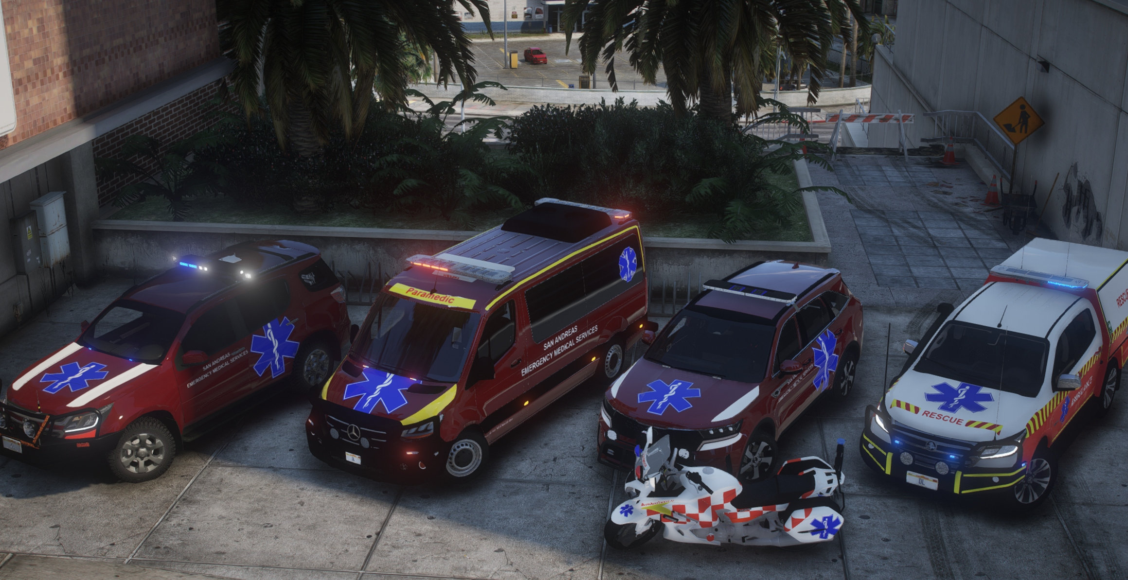 Fivem EMS Pack V2 5 Cars Fivem Ready Optimized Realistic Handlings