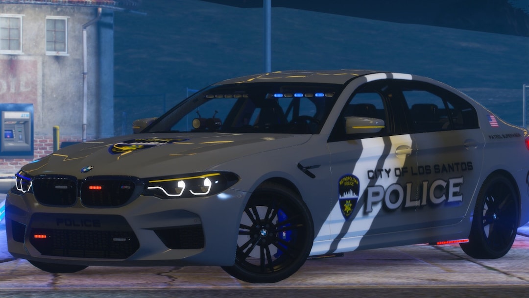 BMW M5 Police Fivem Ready Realistic Handling High - Etsy India