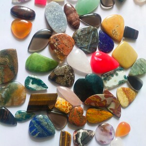 Wholesale Gemstone Cabochon Lot: AAA Quality, Mix Shape & Size
