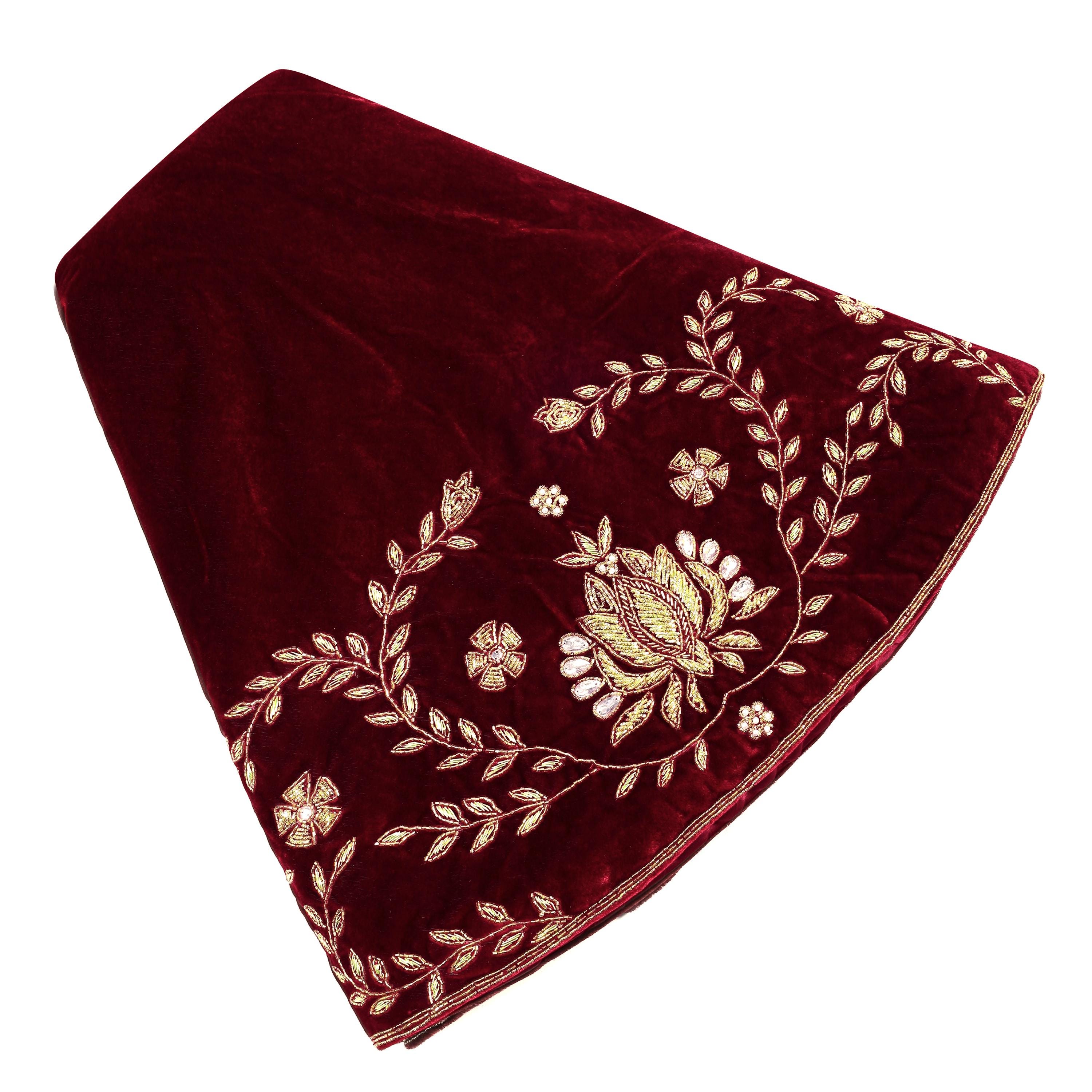 Jupe sapin Noël ronde 90 cm, motif Père Noël classique, tapis décor