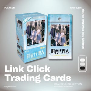 Link Click Trading Cards, Buttons, Acrylic Stands, Leather Pouches, Other Merch