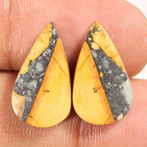 Mooi Maligano Jasper-paar, Maligano Jasper-oorbelset Edelsteen sieraden maken