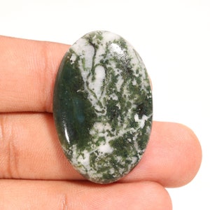 Mooie boomagaat ovale vorm cabochon, boomagaat cabochon voor het maken van sieraden