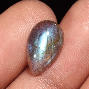 Immacolata qualità di grado superiore 100% naturale blu labradorite forma di pera cabochon pietra preziosa sciolta per realizzare gioielli