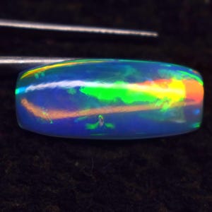 AAA++ Top Quality Natural Ethiopian Opal Cabochon Multi Fire Opal Gemstone Fire Opal Cabochon Octagon Shape For Making Jewelry .