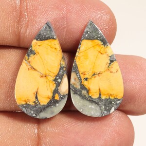 Mooi Maligano Jasper-paar, Maligano Jasper-oorbelset Edelsteen sieraden maken