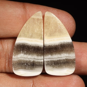 1 par de calcita amarela natural calcita amarela forma extravagante cabochão par de pedras preciosas soltas para fazer brincos