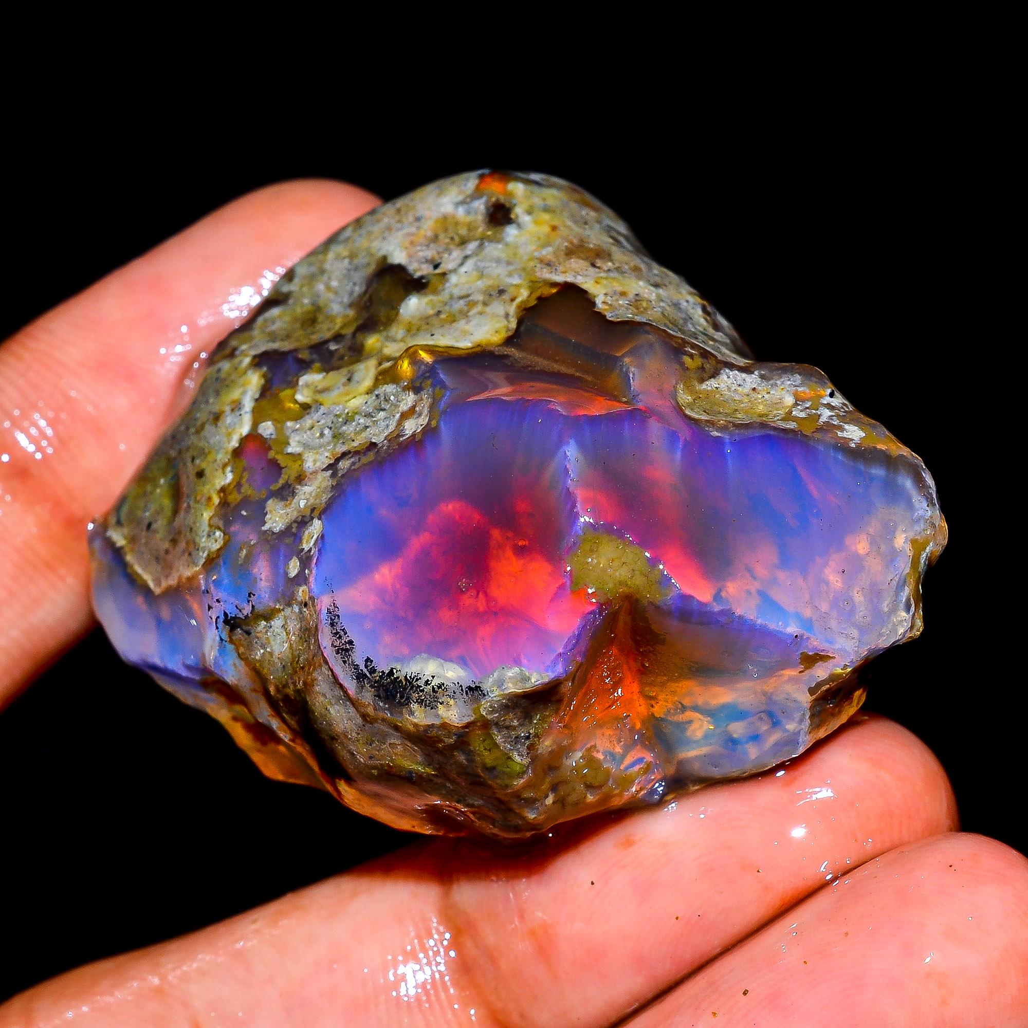 125.5カラット ラージエチオピア産オパール原石 | 博物館級天然宝石