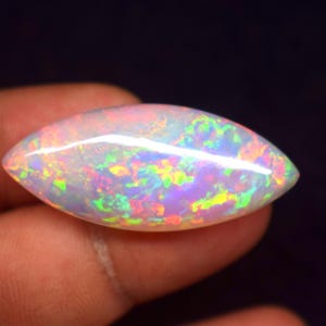 Opal Cabochon AAA Top Quality Natural Ethiopian Opal Cabochon Welo Opal Making Jewelry, Marquise Shape Opal Top Quality Opal
