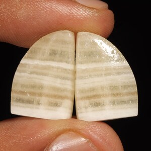 1 par de calcita amarela natural calcita amarela forma extravagante cabochão par de pedras preciosas soltas para fazer brincos