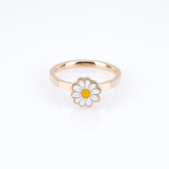 Buy Daisy Anxiety Fidget Ring for Women, Stainless Steel Anxiety Rings,  Stress Relief Gift by Impulse Modern Online in India 