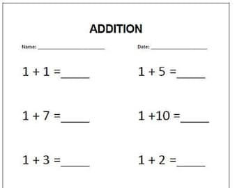 First Grade Math - Etsy